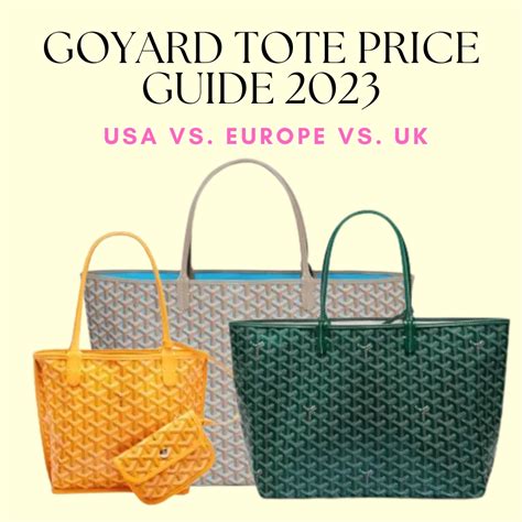 goyard tote bag ebay|Goyard hobo bag price 2023.